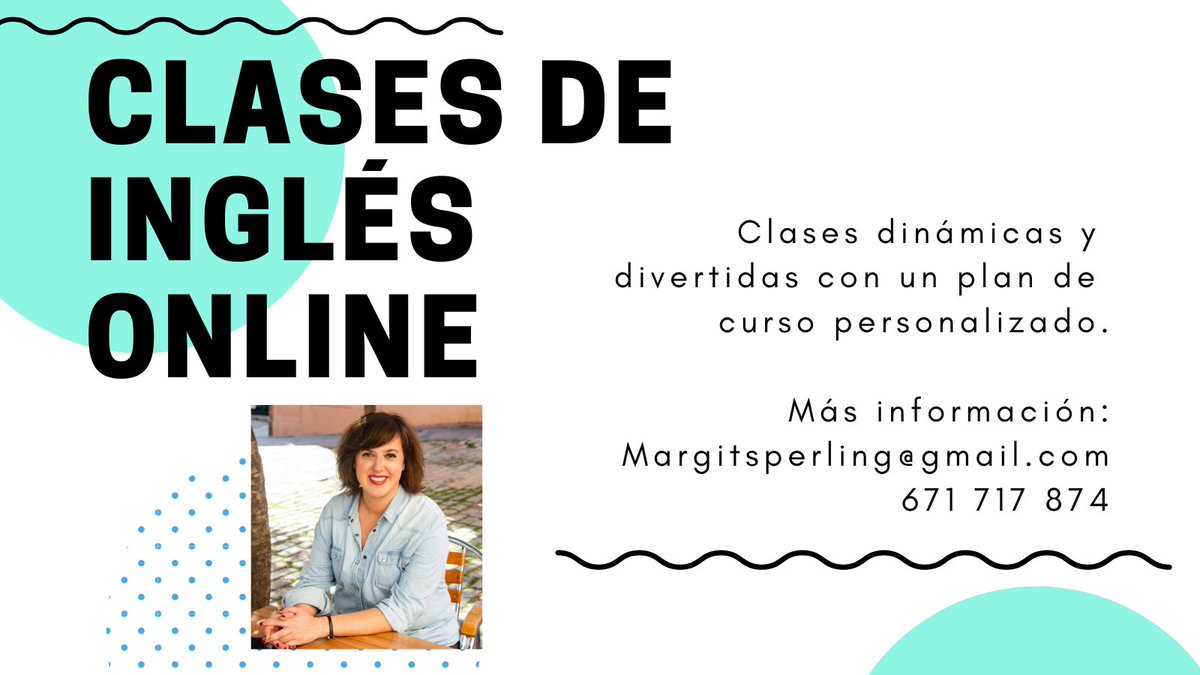 WalkandEatSpain's tweet photo. @pacolarab Hola! Soy profesora de inglés y hago clases por Zoom! Tengo huecos por las mañana y por las tardes. Let's talk! https://t.co/4FdhmJHDYj