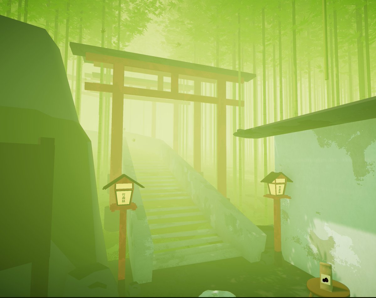 I gradually replaced my primitive blockout creations with models I made in Blender (I export Unity gameobjects to an fbx, that I then import into Blender so I can maintain the scale and positioning) Sometimes I also just buy assets on Sketchfab when I don't feel like modelling.