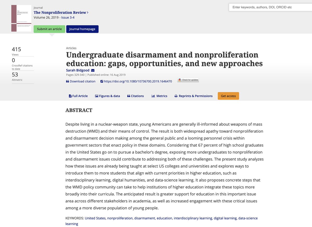 One final––very important––conclusion:For every question asked about nukes, those at lower education levels consistently answered "don't know" to a much higher degree.As  @sbidgood has written, nuke knowledge is generally limited to those at elite universities.
