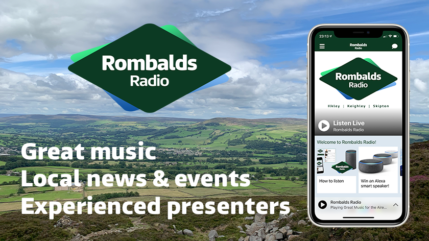 yourskipton's tweet image. 𝗥𝗼𝗺𝗯𝗮𝗹𝗱𝘀 𝗥𝗮𝗱𝗶𝗼 𝘀𝘂𝗽𝗽𝗼𝗿𝘁𝗶𝗻𝗴 𝗹𝗼𝗰𝗮𝗹 𝗯𝘂𝘀𝗶𝗻𝗲𝘀𝘀𝗲𝘀
You may well have heard our presenters mentioning #Ilkley #Skipton #Keighley businesses &amp;amp; how they have adapted to lockdown. Get a mention for your business email studio@rombaldsradio.com #localradio