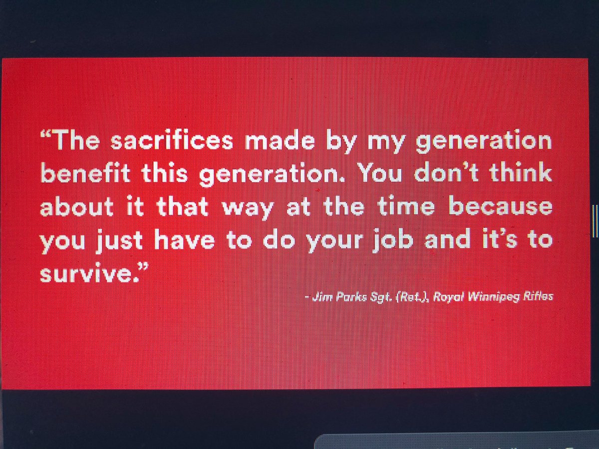 We were so lucky to get to listen and learn from ‘A conversation with D-Day veteran Jim Parks’ - we had the honour of hearing about his experience and also his advice for young people. Thank you <a href="/EF/">EF Education First</a> #LestWeForget #RemembranceDay2020 <a href="/VEN_HDSB/">Virtual Elementary North</a>