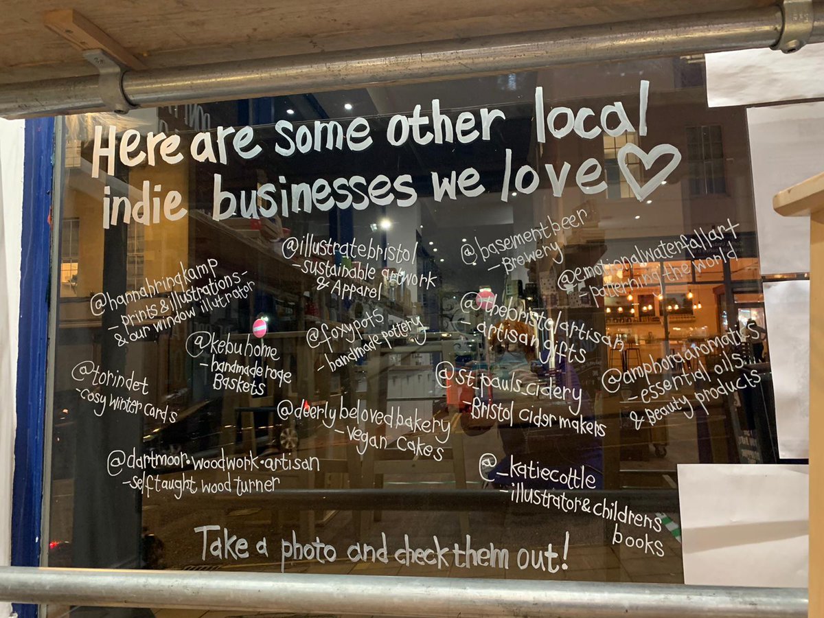 Here are some of our favourites from around our  #Bristol store.  @ShopLocalBris  @bristolindies @AmphoraA - Beauty and essential oils  @6OclockGin - Gin  @Jacobs_Finest - Artisan Falafel  @teambakersandco - Sourdough Check out more on our shop window!