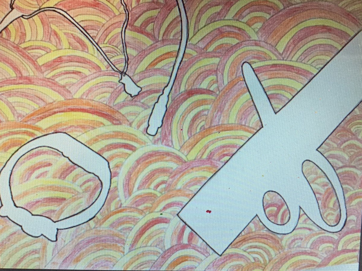 KeeleeAhlgren's tweet photo. More 1st quarter 6th grade artists created these beautiful negative space still life masterpieces. @CenturyWildcats #osd135 #wildcatstrong https://t.co/Gbl9wtWhUv
