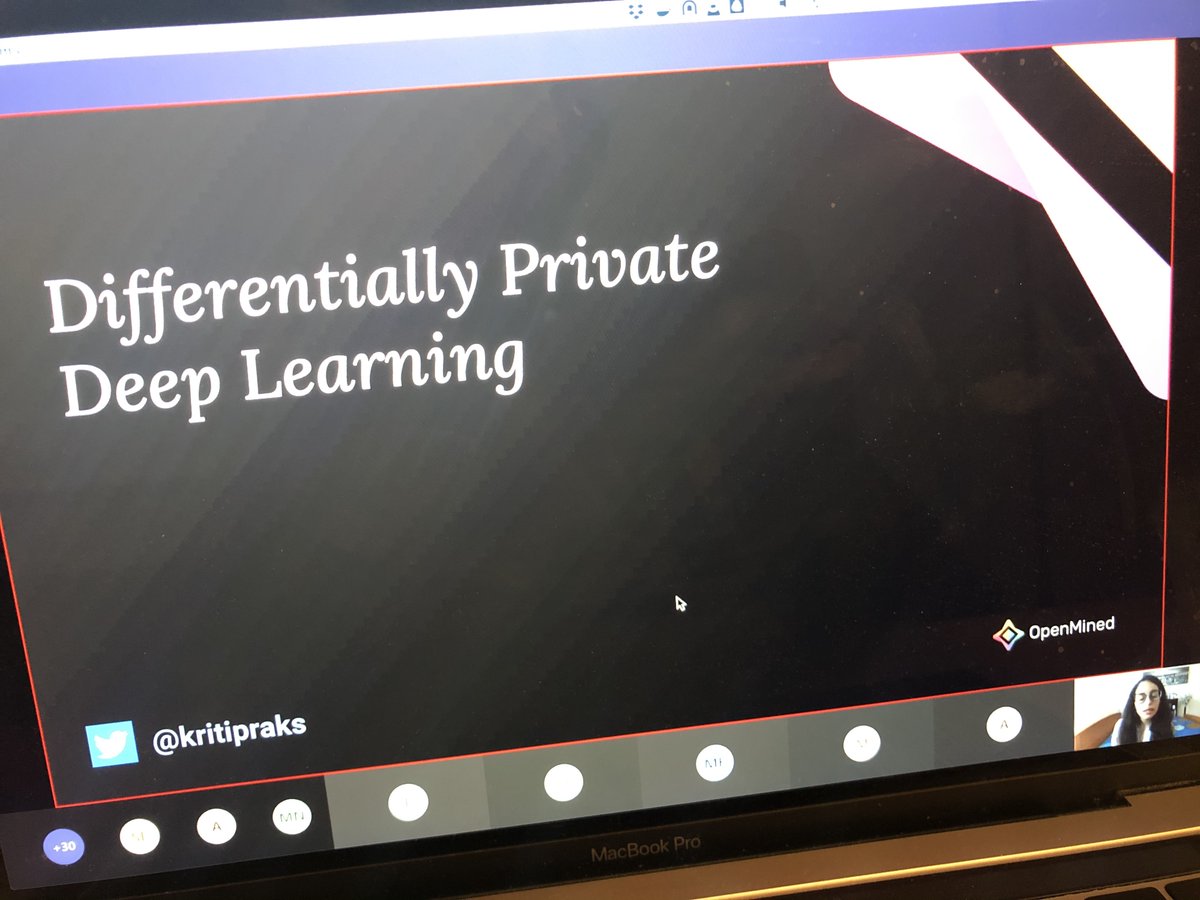 CologneAIML's tweet photo. #CAIML No. 15 with @kritipraks 🔥 #AI #MachineLearning #DeepLearning #Privacy https://t.co/nnuQg7ewlT