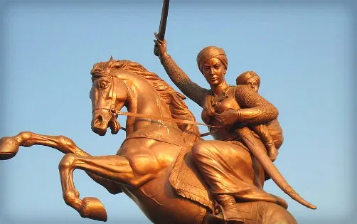 The Rani of Jhansi (Queen of Jhansi), Solapur India