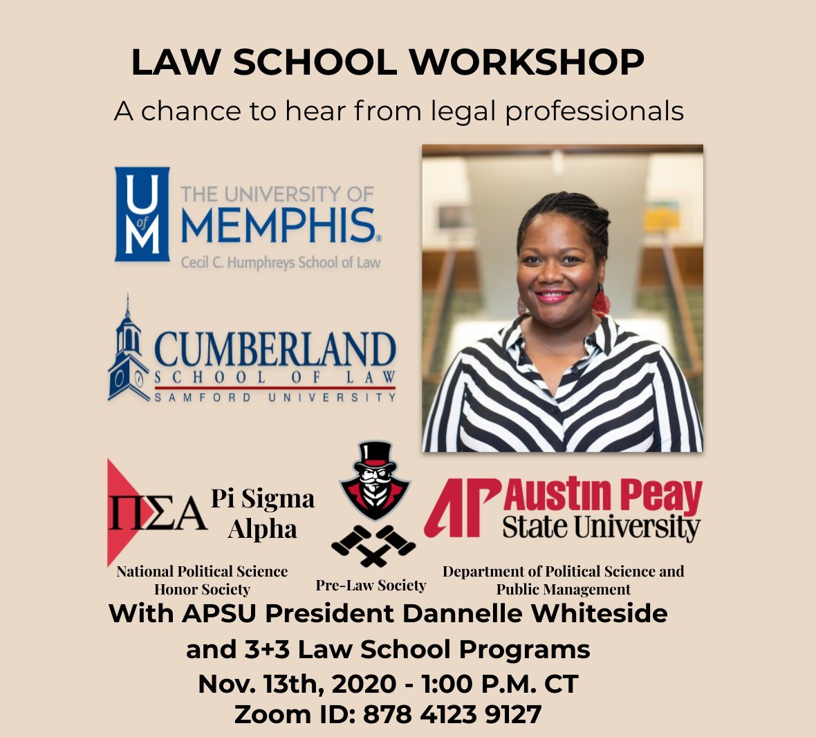 APSUPoliSci's tweet photo. I hope you've already scheduled this fantastic event into your calendar from @Apsu_psa and the Pre-Law Society, happening this Friday afternoon #peayple. If you have an interest in #LawSchool you better be there or be 🔳 #GovsLaw #GovsVote #GovsLead https://t.co/CBzEpqB7NG