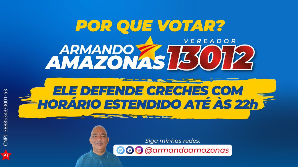 ArmandoAmazonas's tweet photo. As mães que trabalham longe e tem um longo percurso até chegar em casa precisam de uma creche que acompanhe a extensa jornada de trabalho. Por isso, defendo que algumas unidades, das creches municipais, tenham o atendimento até às 22h.

Vamos juntos nessa luta!

 #TôcomAmazonas https://t.co/4ozPWuI11C
