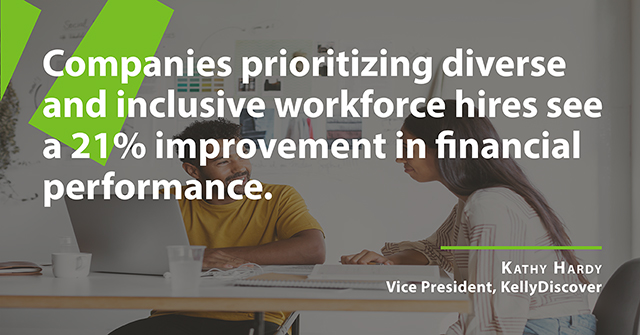 KellyServices's tweet photo. Kelly Discover not only helps companies create a more diverse workforce, but ensures talent success. 

That’s the 💚 of our new #diversity and inclusion platform. Start your journey today: https://t.co/5lUlCEM0m6 @Rangam_inc https://t.co/n6V8zJGV6d
