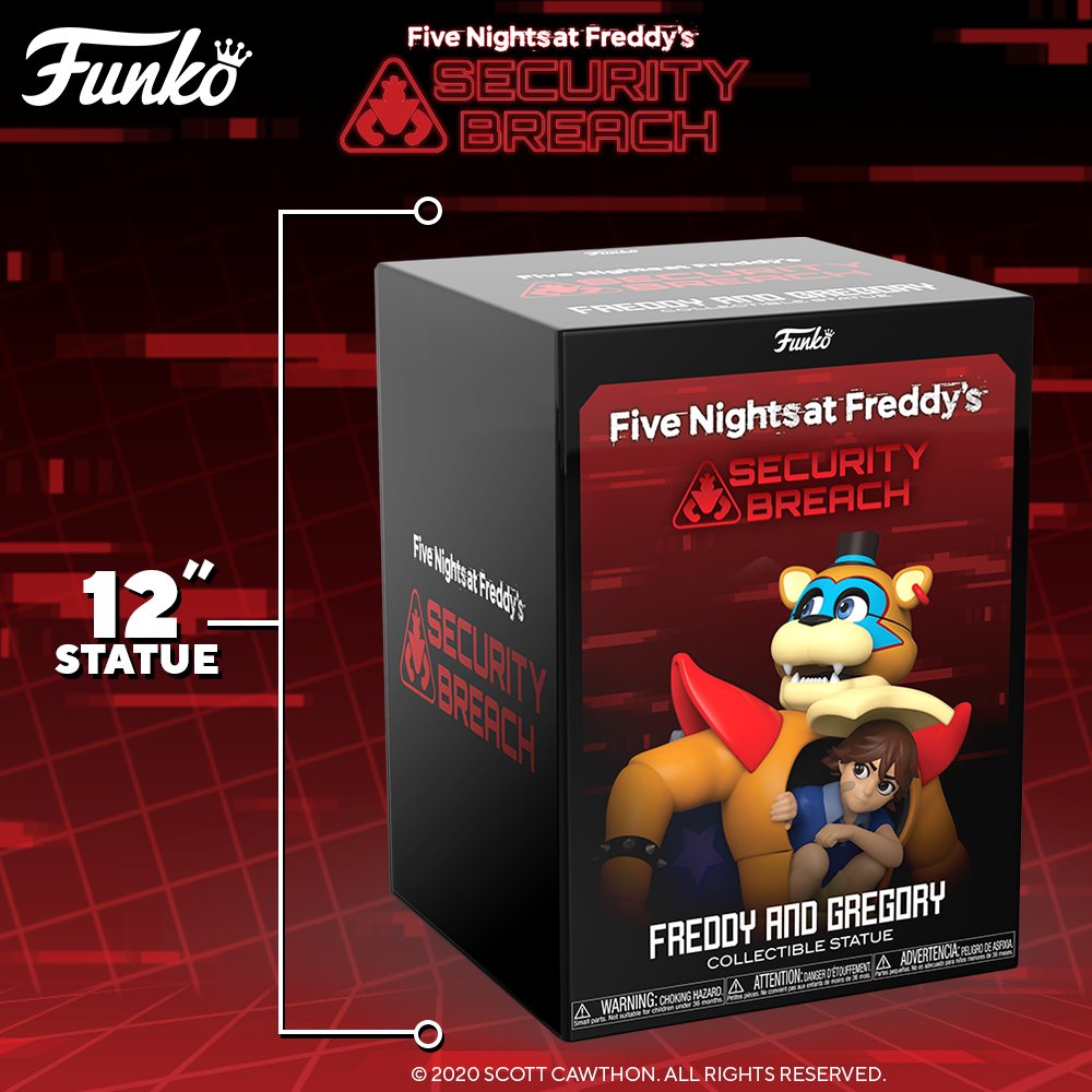 Funko 12 Statue: Five Nights at Freddy's - Freddy and Gregory