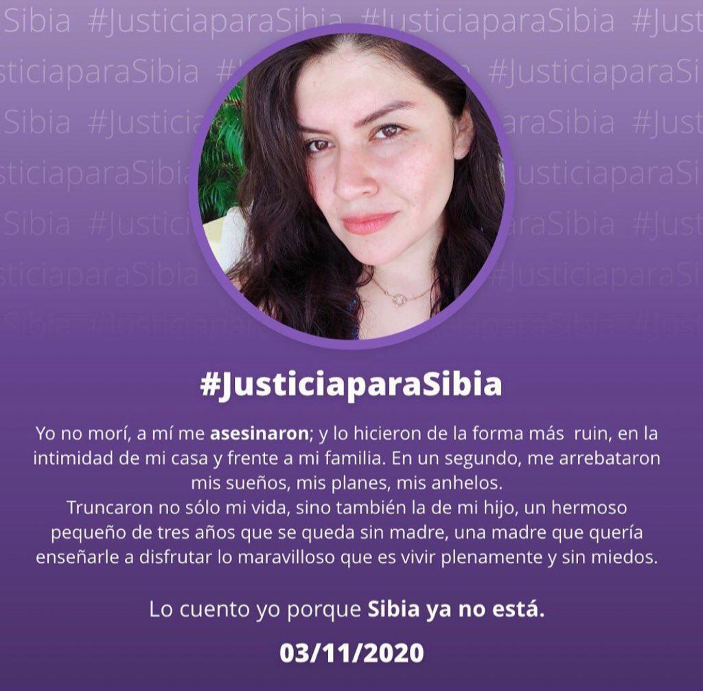 GabyCardenas's tweet photo. Lo cuento yo porque #Sibia ya no está. Siempre duele y llena de rabia saber que un cobarde le arrebata la vida a una mujer, más cuando es alguien cercana. Hoy pedimos #JusticiaParaSibia
Mis condolencias a toda su familia. No dejemos de pedir justicia. https://t.co/j4swTapcDH