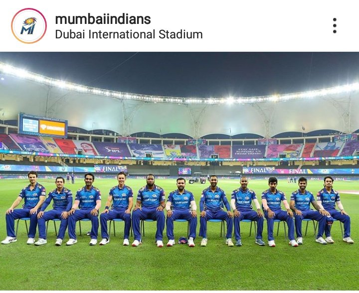 prasadadsar_7's tweet photo. Mumbai Indians today won the trophy for the fifth time in the IPL with their energetic performance, player attitude, and mutual team play and mutual trust.
Heartiest congratulations to all the team.💐✌️📣
🏆🏆🏆🏆🏆
#Mumbaiindians
#Belive #beliveinmi #OneFamily
#rohitsharma45 https://t.co/hDnEw74s12