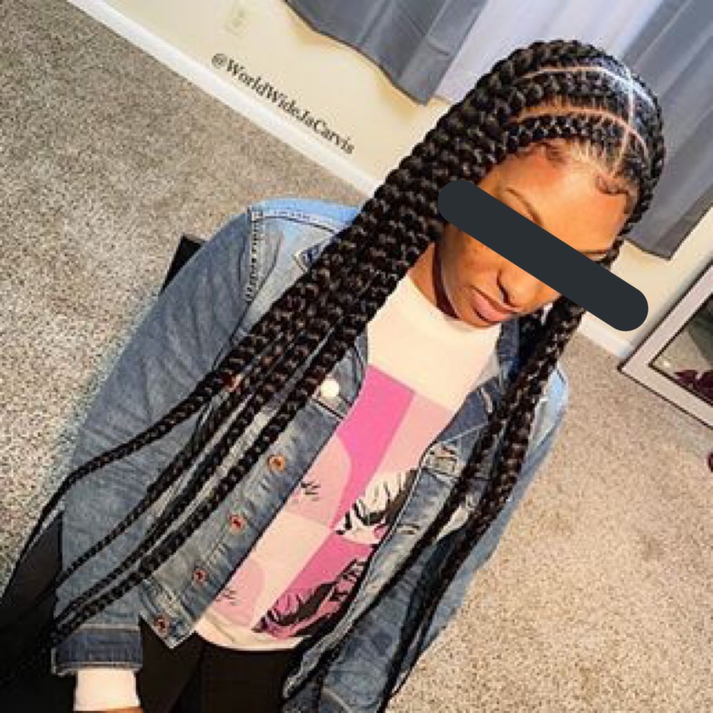 Also me: ok I gotta go Tray:ok can I get a kissMe:ummm sure I said as I poked my lips out Tray:*kiss*FF I went to the hair salon 1st bc I don’t go to my 2nd job tell 1pm I had 3 clients so I did they hair in *pic* *pic* *pic* by the time I was finished it was 12:30