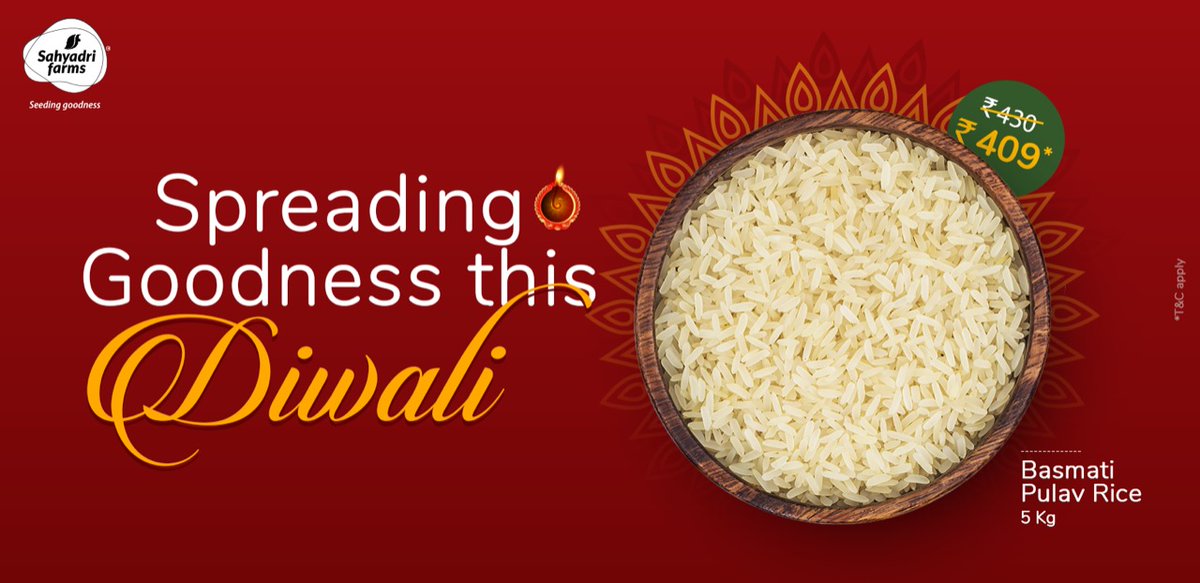 SahyadriFarms's tweet photo. Check out the app/website for more offers on Premium Quality Affordable Produce.
Extremely safe for consumption, exactly what 2020 needs!
Happy Diwali!
#sahyadrifarms #seedinggoodness #Diwali2020 https://t.co/XswN8mxVnA