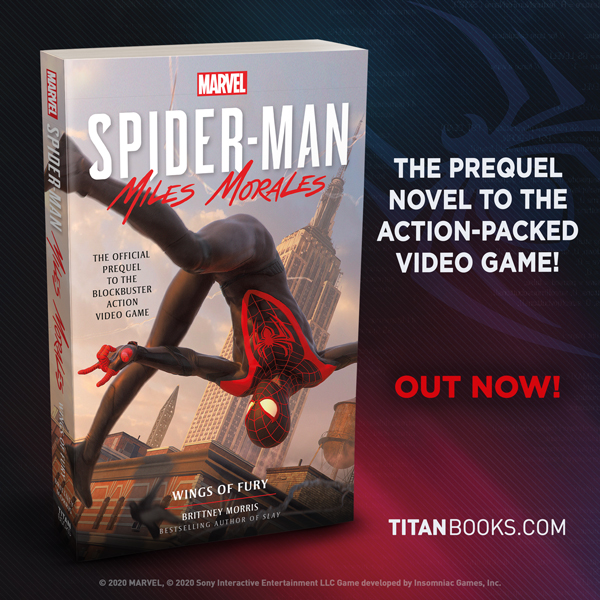 SpiderMan's tweet photo. Want the whole story? Pick up "Marvel’s Spider-Man: Miles Morales – Wings of Fury," the official prequel to the game, for an original story featuring #MilesMorales, out NOW: https://t.co/5qz6HgnqTg #BeGreater #BeYourself https://t.co/SFSPGdZUuI