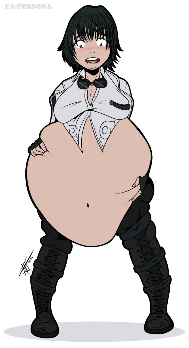 PersonaFa's tweet photo. Commission for @TrashArtist8 of Lady from Devil May Cry. They commissioned flats only. 

Commissions: https://t.co/nz6HmG7igd

#weightgain #femaleweightgain #kinkartist https://t.co/lEwxTMLZPX
