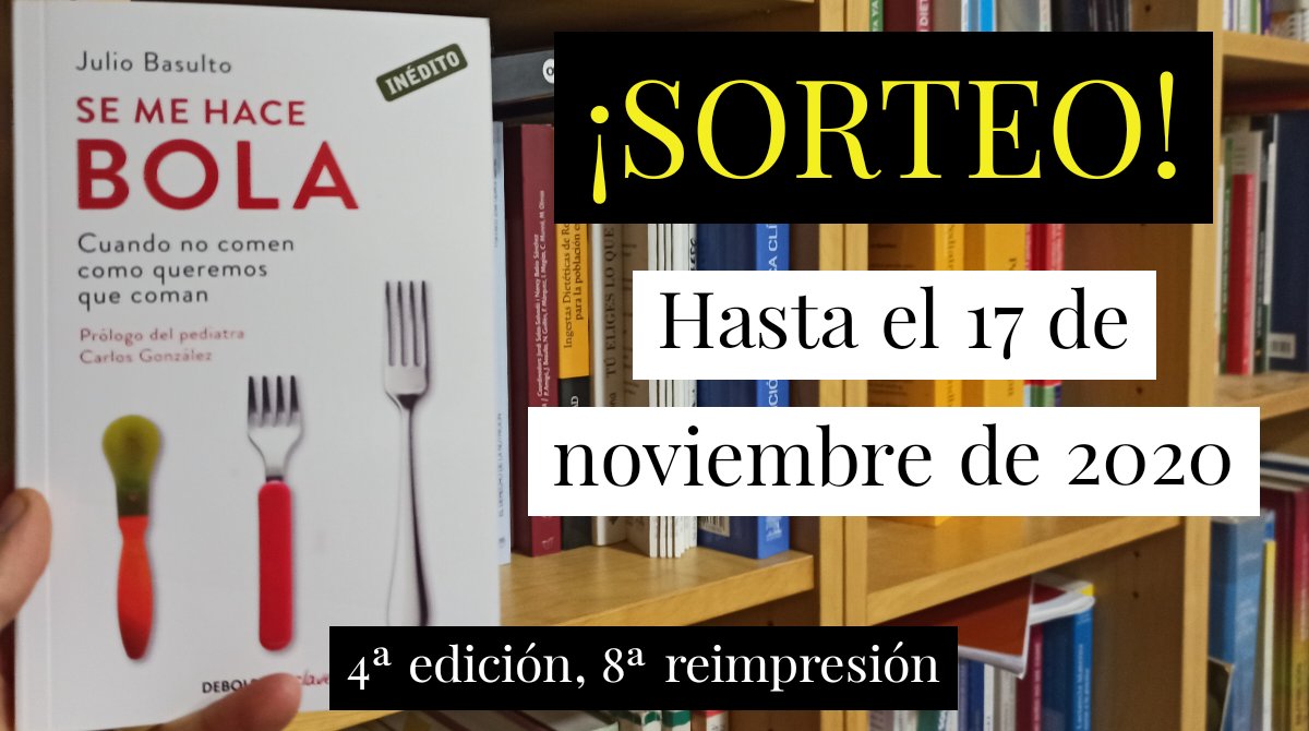 JulioBasulto_DN's tweet photo. Sorteo un ejemplar firmado de mi libro #SeMeHaceBola (4ª edición, 8ª reimpresión). Para participar (tienes hasta el 17 de noviembre de 2020) , sígueme y haz retweet.
Sorteo dos más, en Instagram y Facebook (ver siguiente tuit👇). https://t.co/UK9pnzIxsK