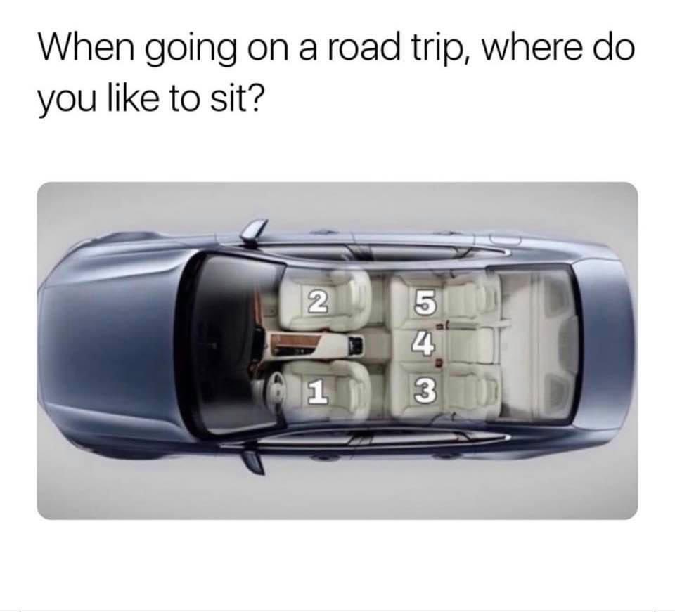 QandAvenue's tweet photo. I like to sit in the front. 
What about you? https://t.co/aHCMX8VgxS