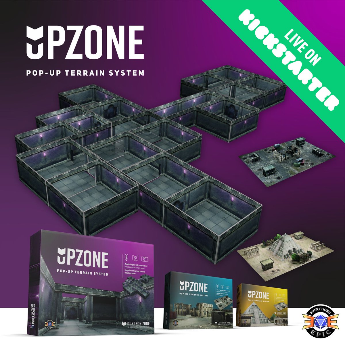 EverythingEpic_'s tweet photo. 2hrs in, 260+ Backers, 75% funded. @UpzoneWargaming AWARDED #ProjectWeLove by @kickstarter #Epic!! 😍🎉#EverythingEpic 🤗😍🎉
#Kickstarter >> https://t.co/Gky7WJ0Tty
#RPG #TableTop #BGG #UpzoneWargaming #ModularDungeon #TerrainSystem #RoleplayGames https://t.co/3h39uJKe5j