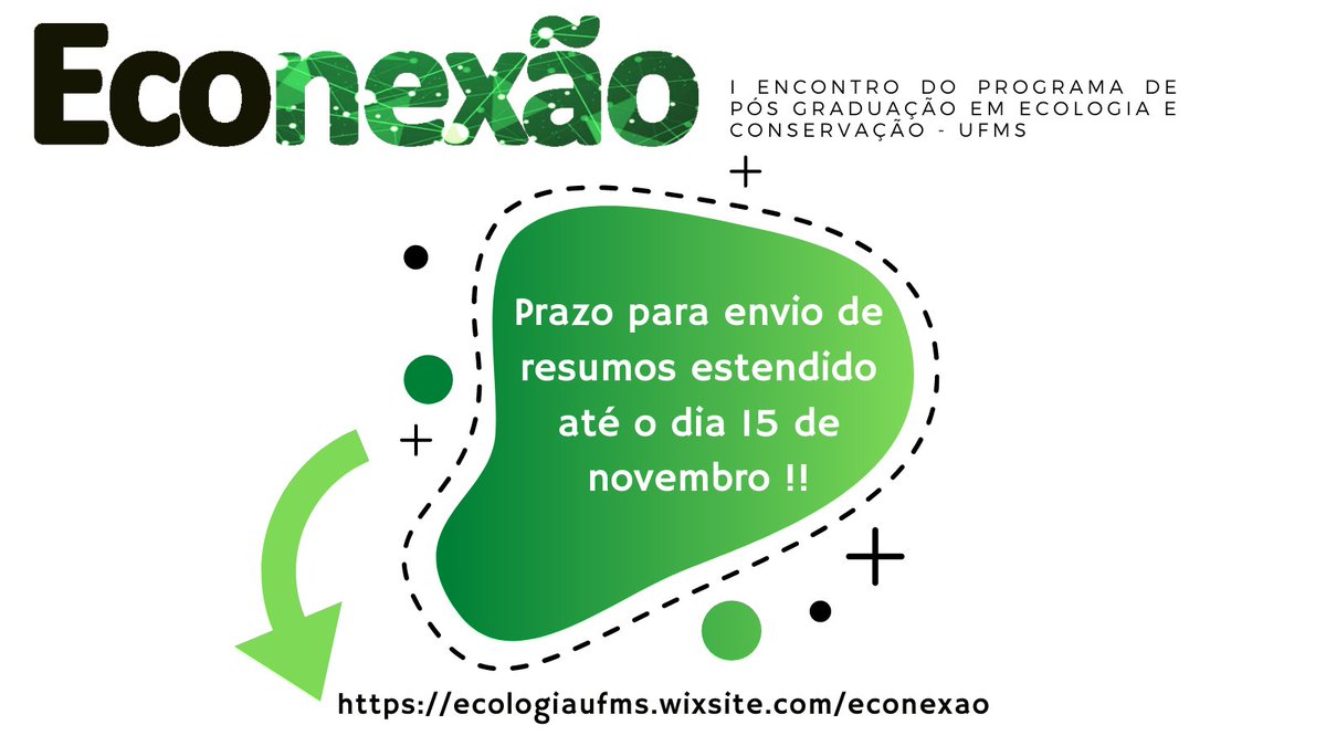 zaiortega_'s tweet photo. Prazo estendido até o dia 15 de novembro para envio de resumos no Econexão! #ppgec @FValenteNeto @diegojsantana @ufms @DiogoProvete https://t.co/AbuskSyCBg https://t.co/lWKCn8rWMk
