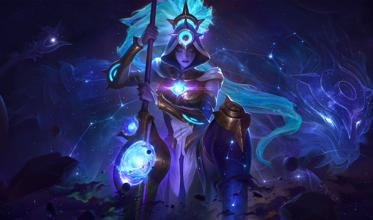 League Of Legends On Twitter Cosmic Skarner Hecarim And Nidalee Splashes