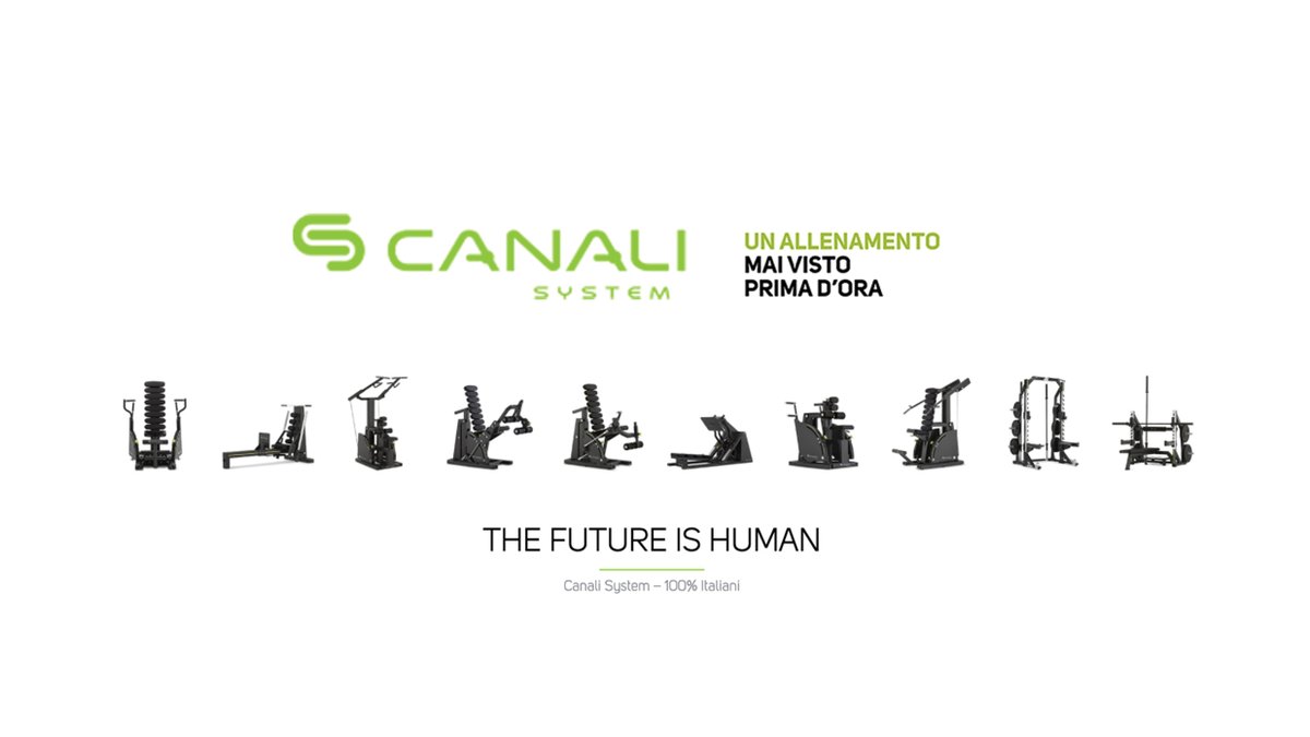 CanaliSystem's tweet photo. @CanaliSystem #Auxotonic e #MacchineFitness, la rivoluzione nel mondo del fitness.

– Ricerca Scientifica – Cultura Industriale – Design Italiano https://t.co/rAhCrJt8ta