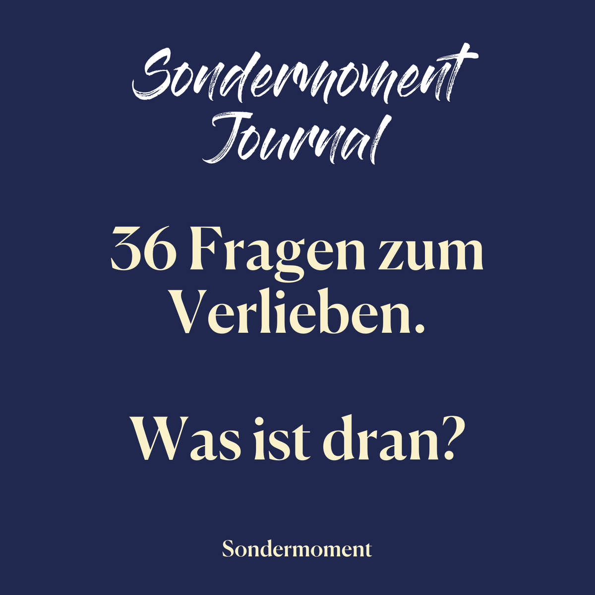 sondermoment's tweet photo. Kann man sich mit nur 36 Fragen und Augenkontakt ineinander verlieben? Eine #Studie argumentiert dafür. Finde heraus was dahinter steckt in unserem #Blogartikel. Eins sei gesagt: man muss sich darauf einlassen – dann ist sozusagen alles möglich ;)⁠ https://t.co/LNNkvUxKln
