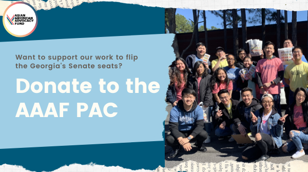 AsianAAF's tweet photo. We're so thankful for all the DMs and love we've been getting these last few days on how to support our work and keep the momentum going through January! Support our work by donating to our AAAF PAC at https://t.co/JDSmHWegFM #WarOff https://t.co/ocLdTde16x