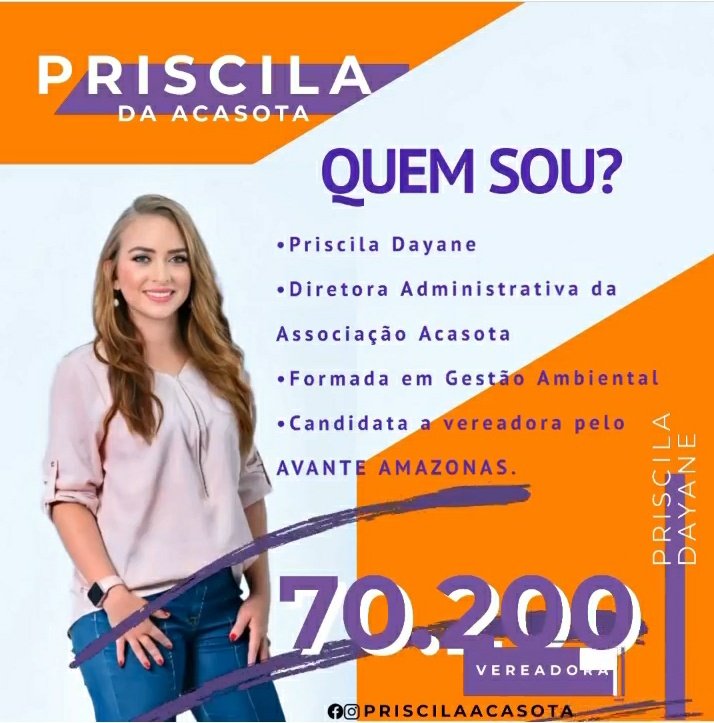 PAcasoto's tweet photo. A participação de nós mulheres na vida pública sempre foi pequena, mesmo com o  eleitorado feminino representando mais de 50%. Esta na hora de mudarmos essa realidade e sermos as protagonistas das transformações que tanto Manaus precisa. Vamos juntas! #Avante70 #VereadoraManaus https://t.co/ltgNbxxXbB