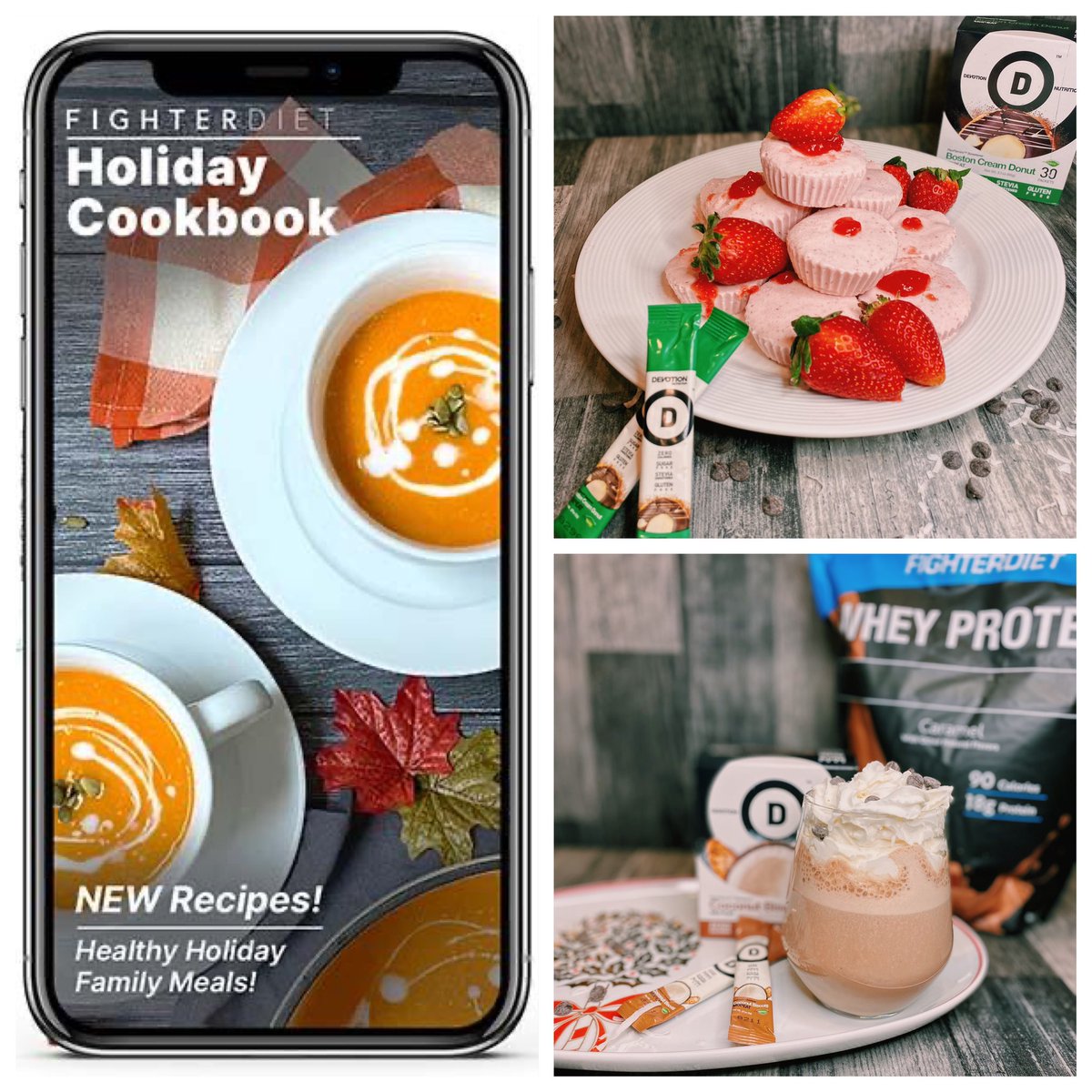 dossantosmc's tweet photo. Fighterdiet Holiday Cookbook is on presale now, just in time for Thanksgiving!
You can use my discount code “10off” for 10% off!!
https://t.co/0UtVuJnM1t…
#fighterdiet #fighterdietnirvana #Fighterdietwarrior #fighterdietchallenge #eatbiggetripped #buildmuscleburnfat https://t.co/8iz5icya5O