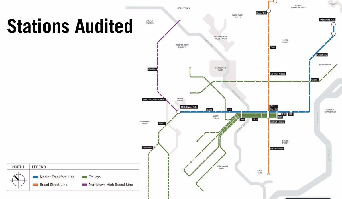 An audit of stations and SEPTA branding identified many issues. Public branding split ( http://SEPTA.org&nbsp; vs  http://ISEPTAPHILLY.org&nbsp;) is confusing!