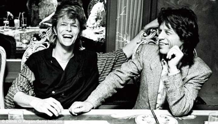 David Bowie and Mick Jagger: Bowie's wife once caught them naked together in bed. They denied it, obviously.