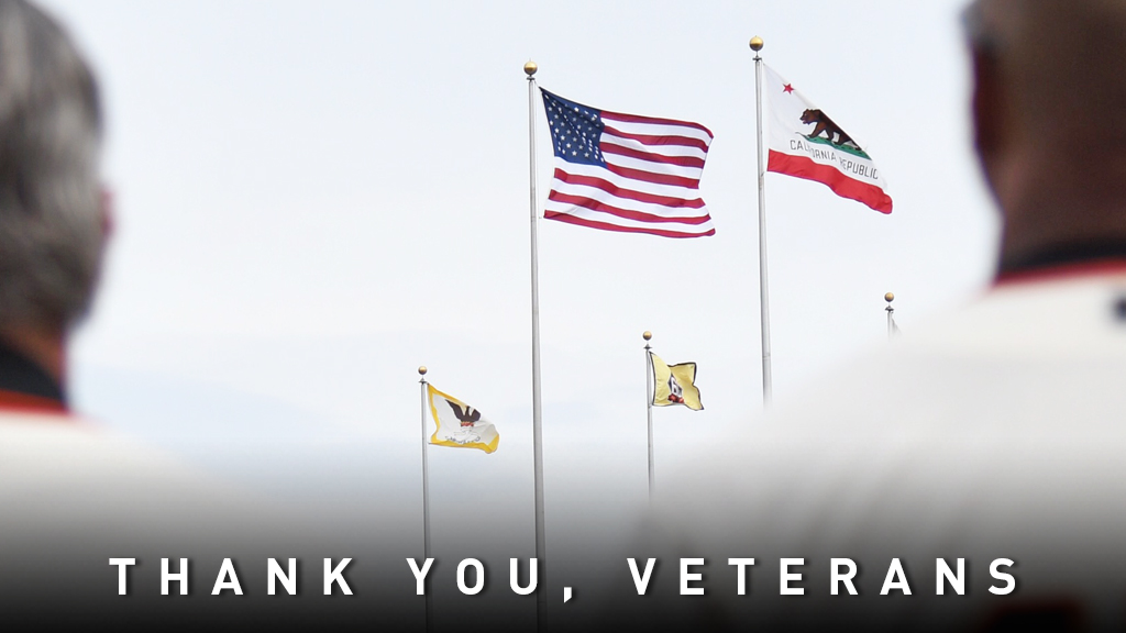 SFGiants's tweet photo. We salute all of the men and women who have served our country. Thank you for your service.

#VeteransDay | #SFGiants https://t.co/a63J5nPZX8
