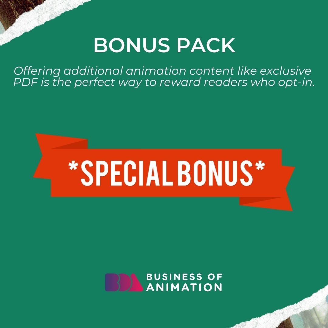 animationbiz's tweet image. Having trouble maintaining consistent work or growing your email list? Here are some easy and effective lead magnets you can utilize to grow your animation client base and email list.

#AnimatorsLeadMagnet #AnimatorLeadMagnet #AnimationLeadMagnet #LeadMagnetForAnimators 

3/3