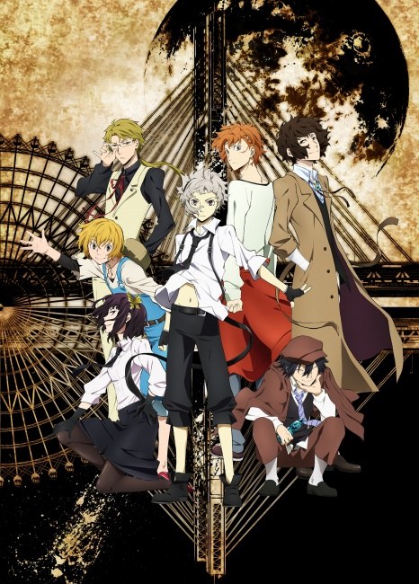 Bungou stray dogsJe me souviens de rien pour celui-là, juste qu'il est dans mon top 10 animes, que le système de combat est lourd, ainsi que l'intrigue.Allez regarder 
