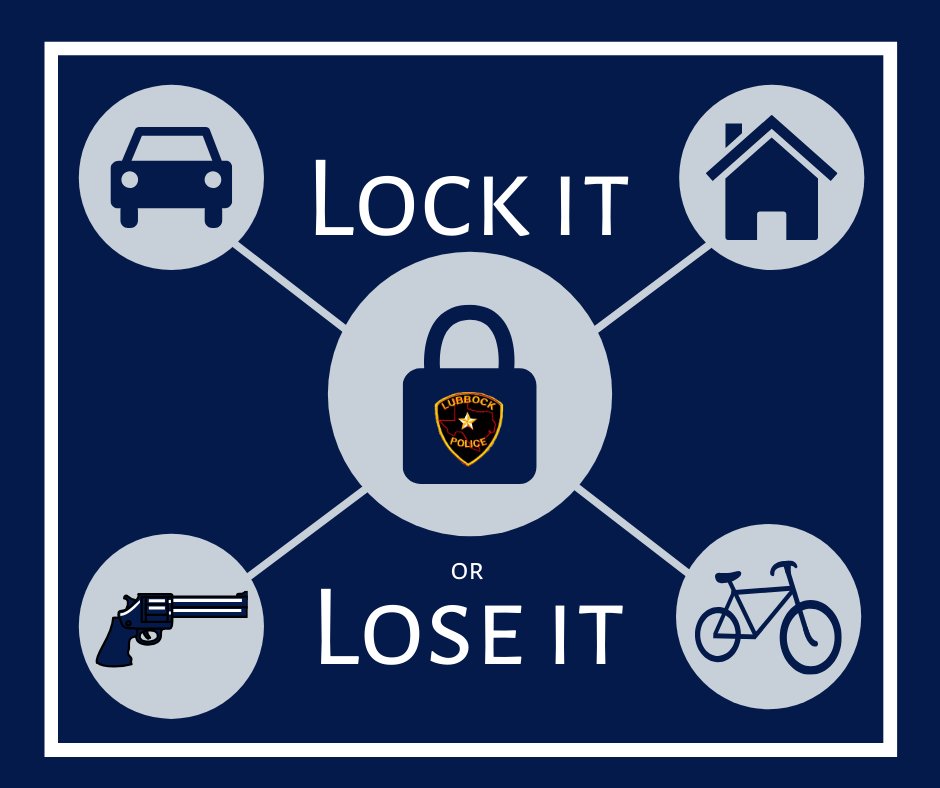It's time to follow your #9PMRoutine!

Make sure all valuables, including those in your car, are locked up and secure for the night!