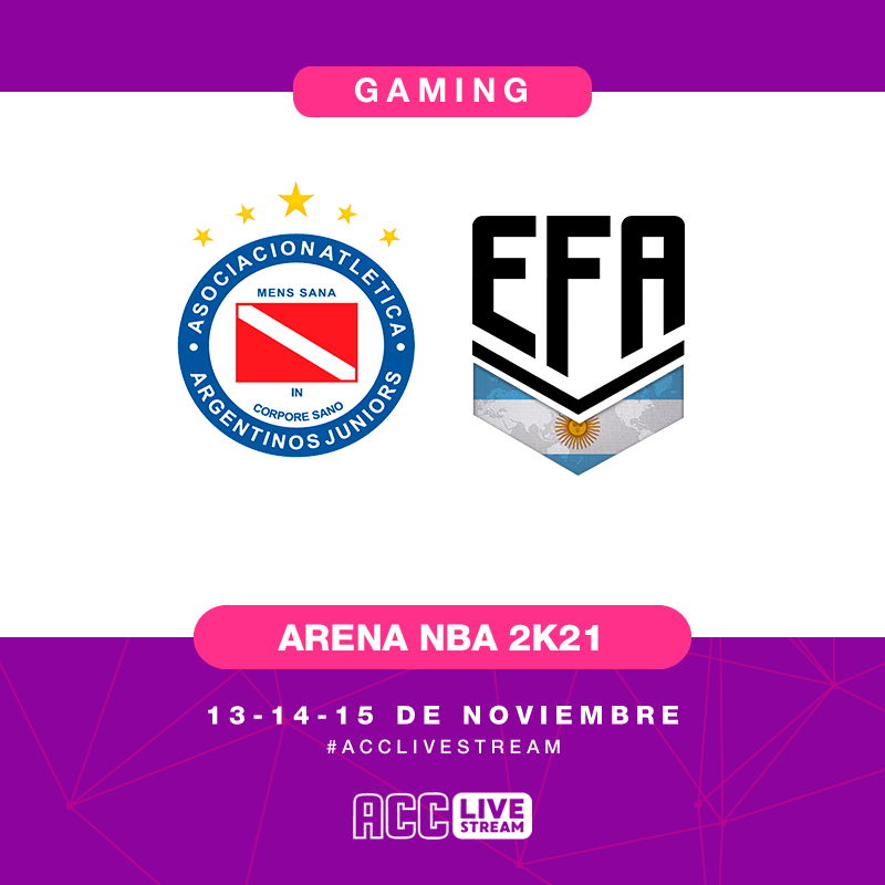EFAargentina's tweet photo. ‼️ @eSportsAAAJ no se perderá el @ArgenComicCon y formará parte del Arena #NBA2K21 ‼️ https://t.co/Fkb9nuNOKA