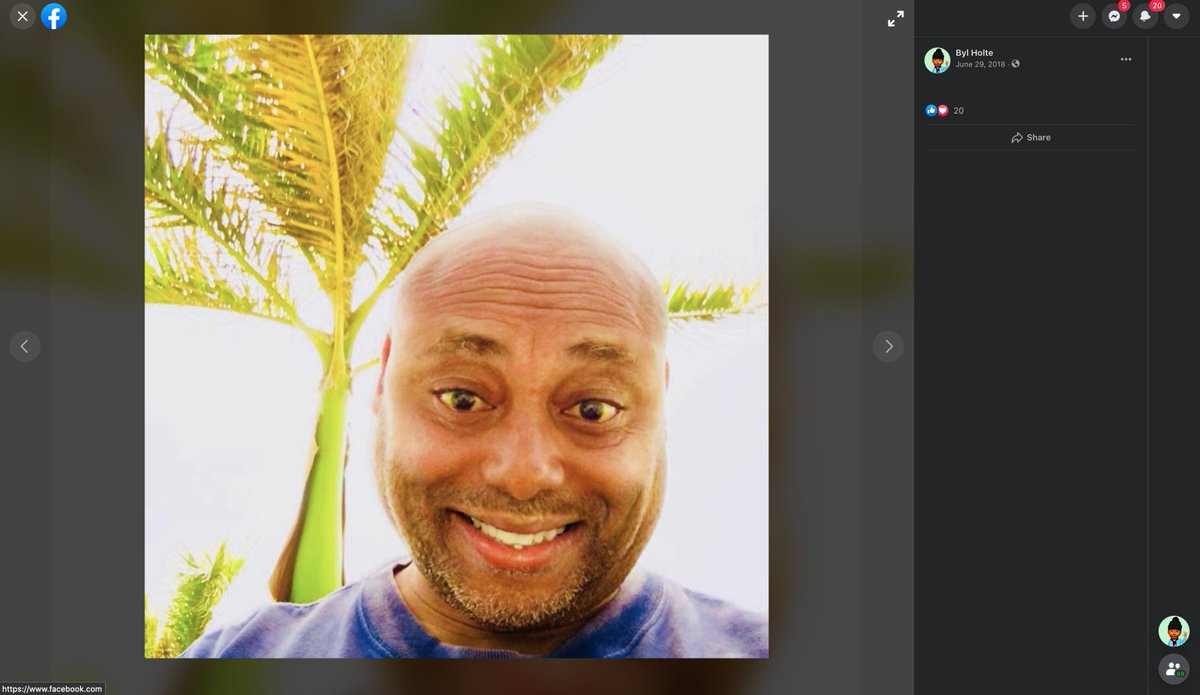 3. A brief Google search of "william holte" reveals a person of this name is Patti LaBelle's son4. Patti LaBelle's son is the same person as Byl Holte on Facebook (see attached photos)