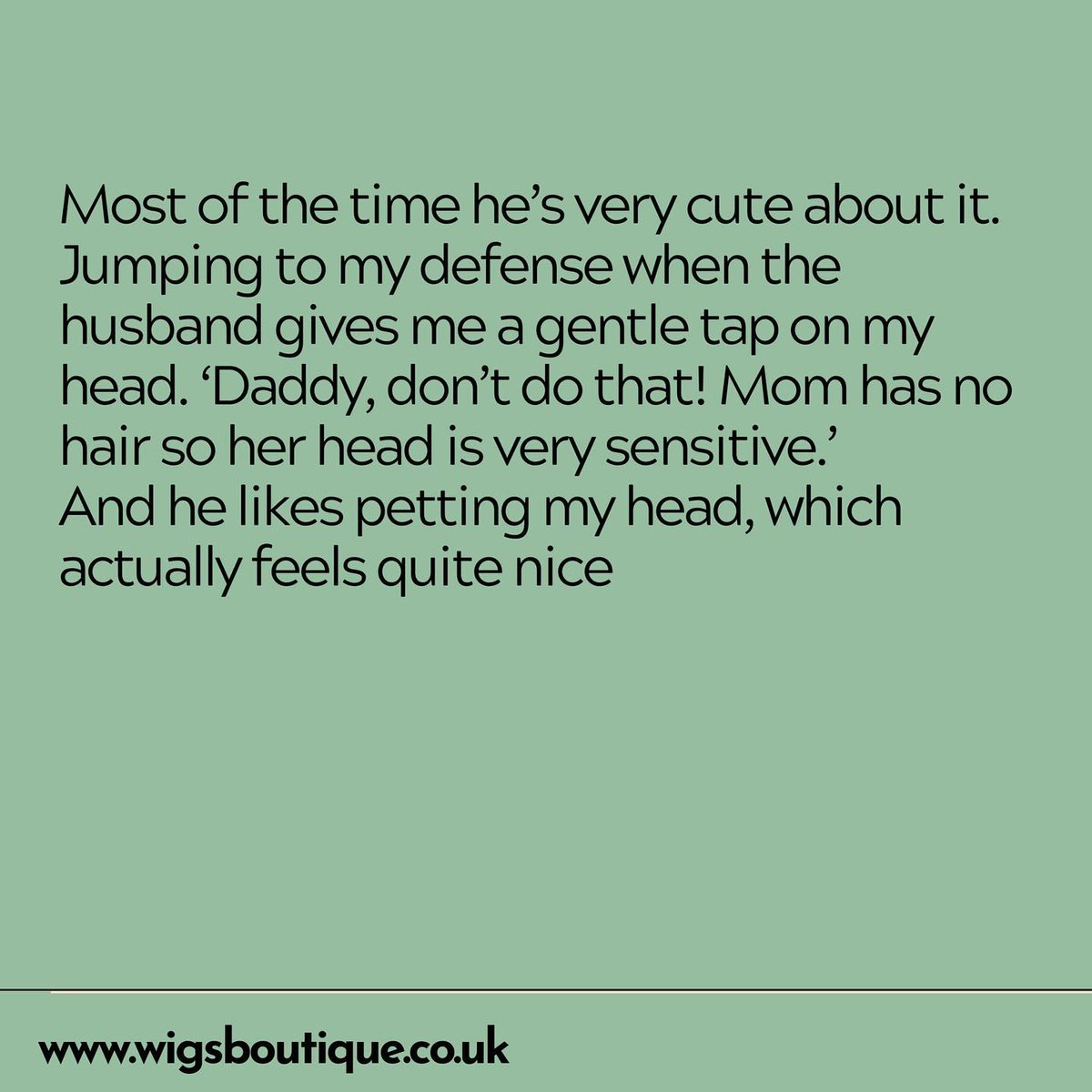 WigsBoutique's tweet photo. Thank you @baldiewendy for such a heart warming account of juggling hair loss, wig wearing, head wraps and kids 💕 More over on our Instagram 💕
.
.
#hairloss #children #alopecia #kidssaythefunniestthings #wigsboutique https://t.co/7yNSx5Romw
