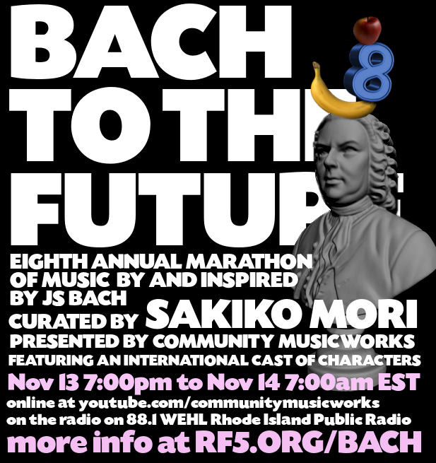 mothersnews's tweet photo. Bach To The Future, the 8th annual all-night genre-independent JS Bach marathon, is this Friday! and it's streaming online this year, so anyone on the planet can attend! for more info see https://t.co/elDLpnm00L https://t.co/HrFIvAgie1