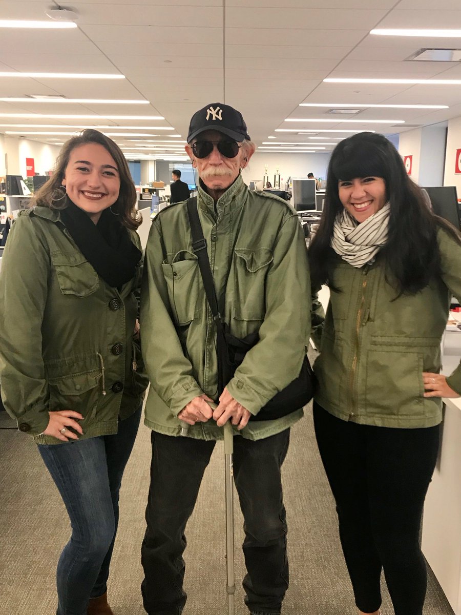 in my short time working with Adweek's famed copy editor, Mike Yuhas, i was able to take this amazing photo with him, learn about his hatred of the ampersand, chat about the Yankees and so much more. i don't think i'll ever work with someone like Mike again — RIP to a legend