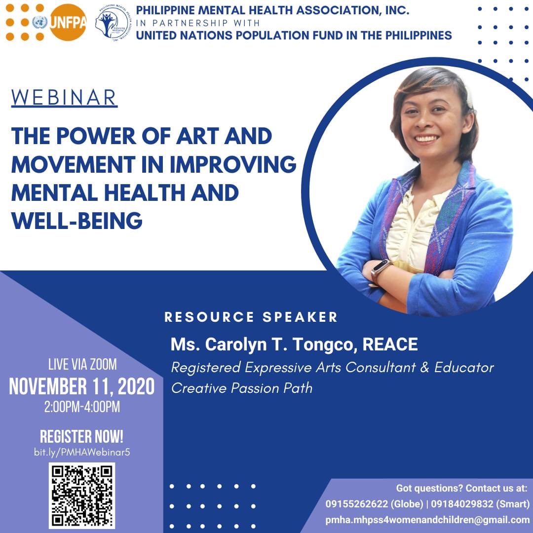 Join us for an afternoon of art and movement with Teacher Carol! 💙 @PMHAofficial Register now! 👇🏼 #MentalHealth #WeAreHere #EnhancingWellBeing #PMHAat70