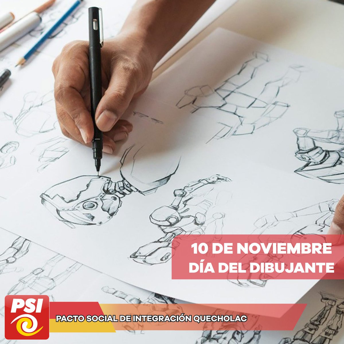 MunicipalPsi's tweet photo. Excelente tarde Equipo de los Poblanos.

Hoy 10 de noviembre celebramos el día del dibujante en homenaje al dibujante Alberto Breccia quien falleció un 10 de noviembre de 1993.

Quien creará una gran obra reconocida como shrelock time.

y tu jalas para el dibujo?

#Quecholac
#PSI https://t.co/72FW8SoceD