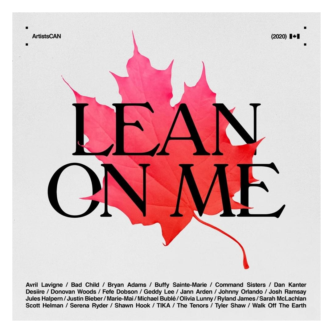 CWOFame's tweet photo. Stream, watch &amp; download ‘Lean On Me’ by @ArtistsCan today! 100% of the proceeds go directly to @redcrosscanada and their COVID-19 relief efforts. It features Inductees @jannarden, @bryanadams, @MichaelBuble, Geddy Lee, Buffy Sainte-Marie, @SarahMcLachlan &amp; more! 

#CanadaThrives https://t.co/yOPZSnzN4j