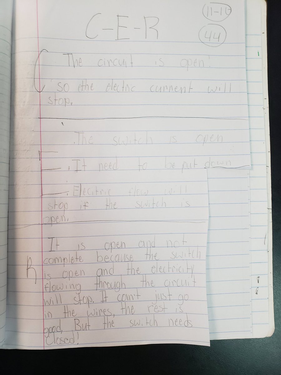 Alvarado_5th's tweet photo. Critical writing in science is so important! Put in the work and see the reward that follows. I'm proud of my students! @CISDSpechtElem @WoodsComal @AmberGalvan16 #SPECHTacular5th #letthemwrite https://t.co/P0T4TjKgxz
