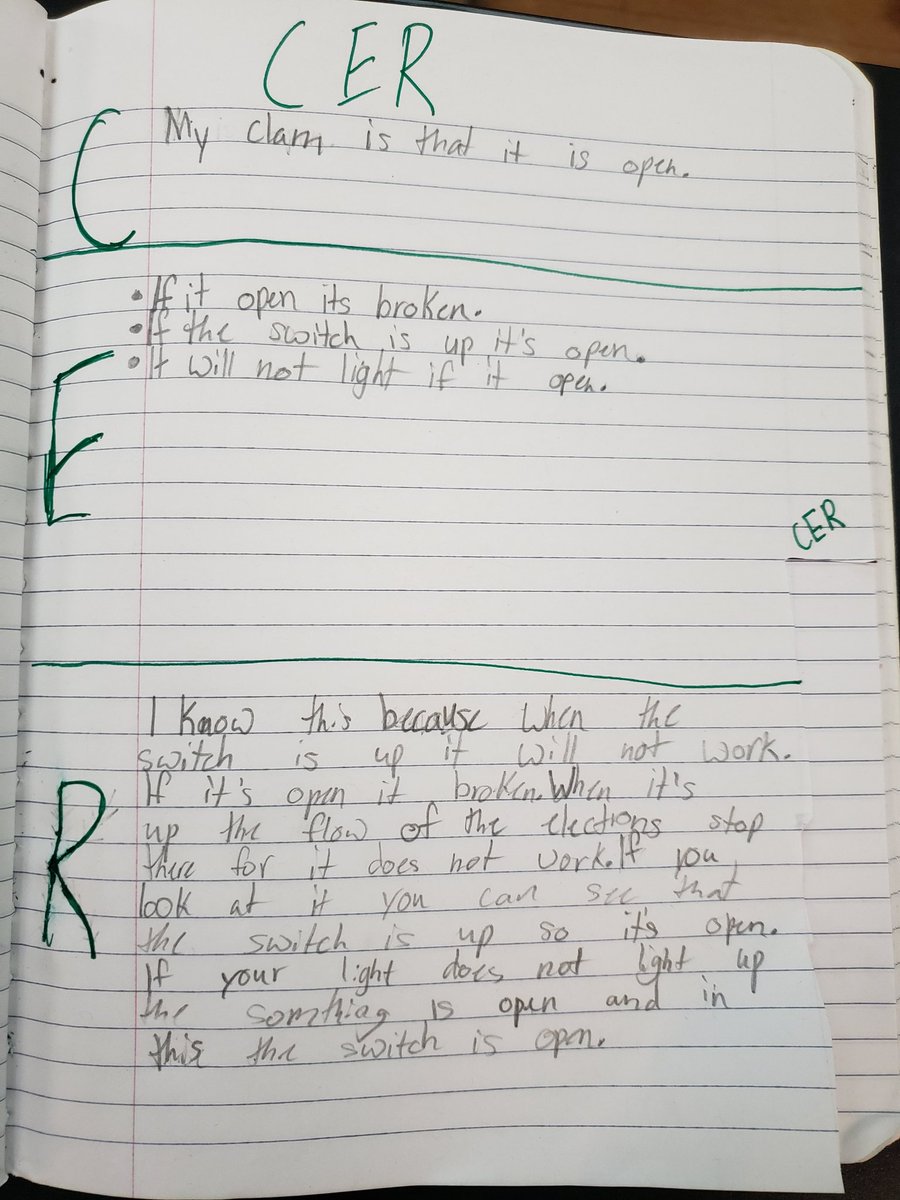 Alvarado_5th's tweet photo. Critical writing in science is so important! Put in the work and see the reward that follows. I'm proud of my students! @CISDSpechtElem @WoodsComal @AmberGalvan16 #SPECHTacular5th #letthemwrite https://t.co/P0T4TjKgxz