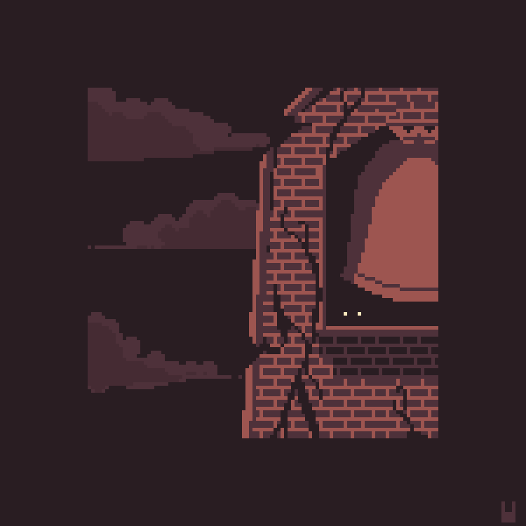 OneRabbitJelly's tweet photo. This place is mine. 

@Pixel_Dailies #belfry #pixel_dailies #pixelart #pixelartist #aseprite #digitalart https://t.co/GKkbrtCf7x