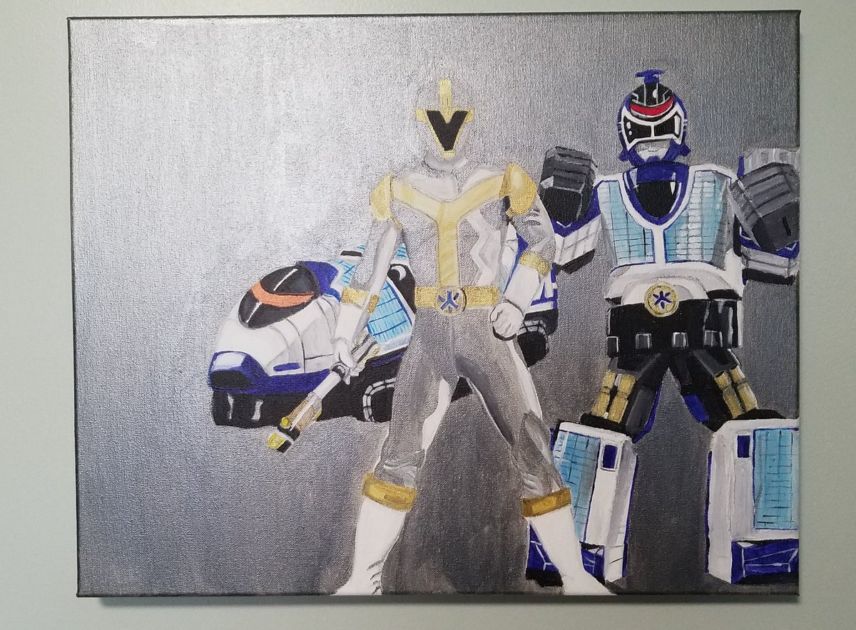 JasonPez's tweet photo. #powerrangers #powerrangerslightspeedrescue #titaniumranger #powerranger #ryanmitchell #titaniumpower #acrylicpainting #painting #artwork #art by me https://t.co/2ByxVWDIre