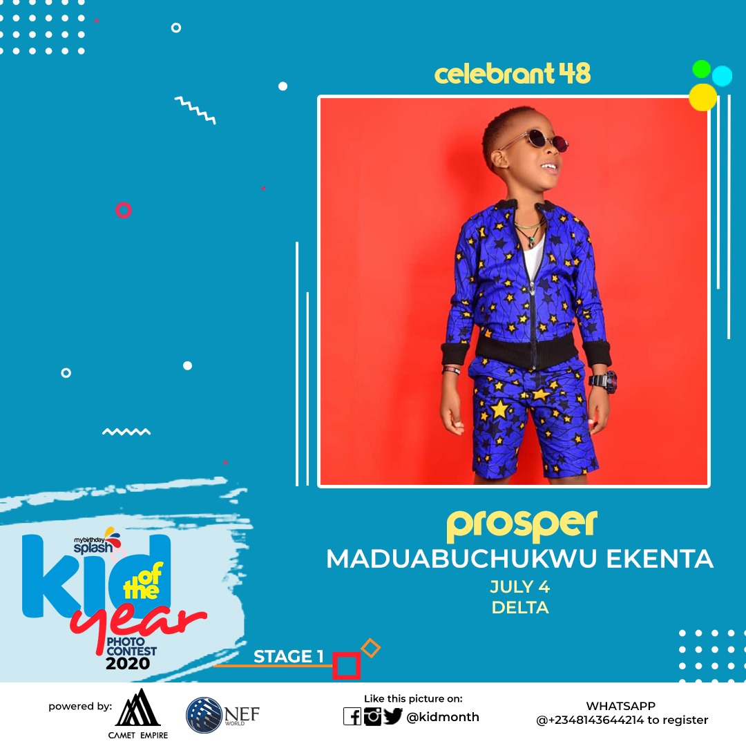 KidMonth's tweet photo. Kid of the year 2020
Stage 1

To register for other months:
Kindly pay/transfer the registration fee of 1k to:
CAMET EMPIRE LIMITED
6060388738, Fidelity Bank
 https://t.co/MgzM5K9cTt
Kindly use chrome or UC browser for registration

Enquiry - +2349028862628 https://t.co/Psfai32FK0