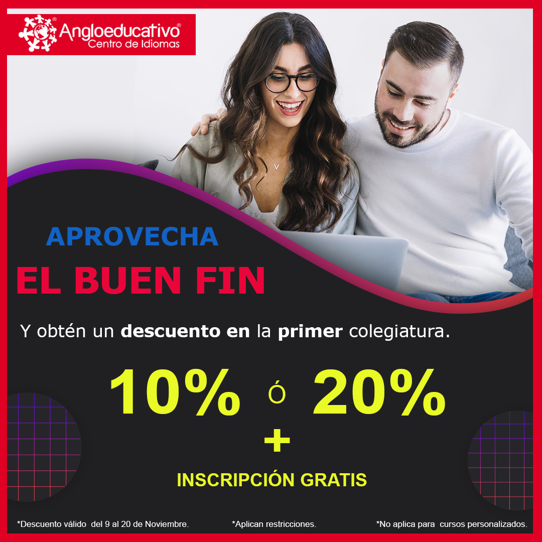 trianguloanimas's tweet photo. Haz realidad tu sueño de aprender un nuevo idioma en #Angloeducativo. 
Aprovecha este #BuenFin y obtén un descuento en tu primera colegiatura.
#PiensaEnTuFuturo #AprendeSinMiedo #ElTriángulo https://t.co/cLdyN4w3oZ