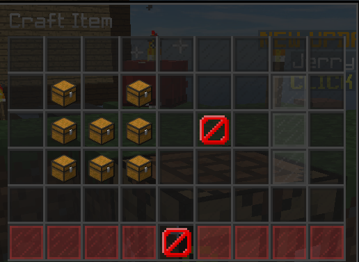 not sure why the game isn't letting me craft a chestplate ;/